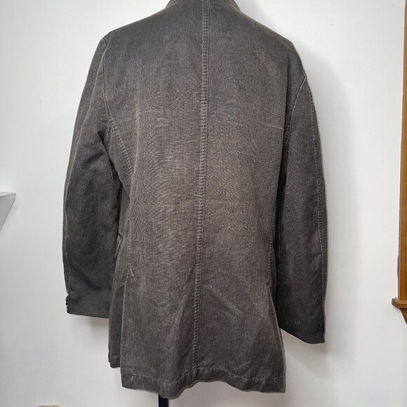 Banana Republic Men's Brown Linen Blend 2-Button Blazer Sports Coat Unstructured - Picture 2 of 16